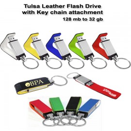 Promotional Tulsa Leather Wallet Flash Drive - 8 GB Memory  Promotional Tulsa Leather Wallet Flash Drive - 8 GB Memory