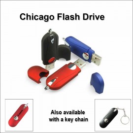 Chicago Flash Drive - 4 GB Memory with Logo