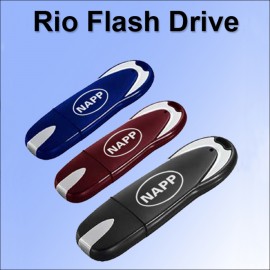 Rio Flash Drive - 32 GB Memory with Logo