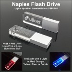 Naples Flash Drive - 8 GB Memory with Logo