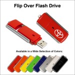 Logo Branded Flip Over Flash Drive - 4 GB Memory