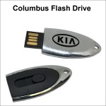 Logo Branded Columbus Flash Drive - 4 GB