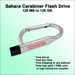 Promotional Sahara Carabiner Flash Drive - 4 GB Memory