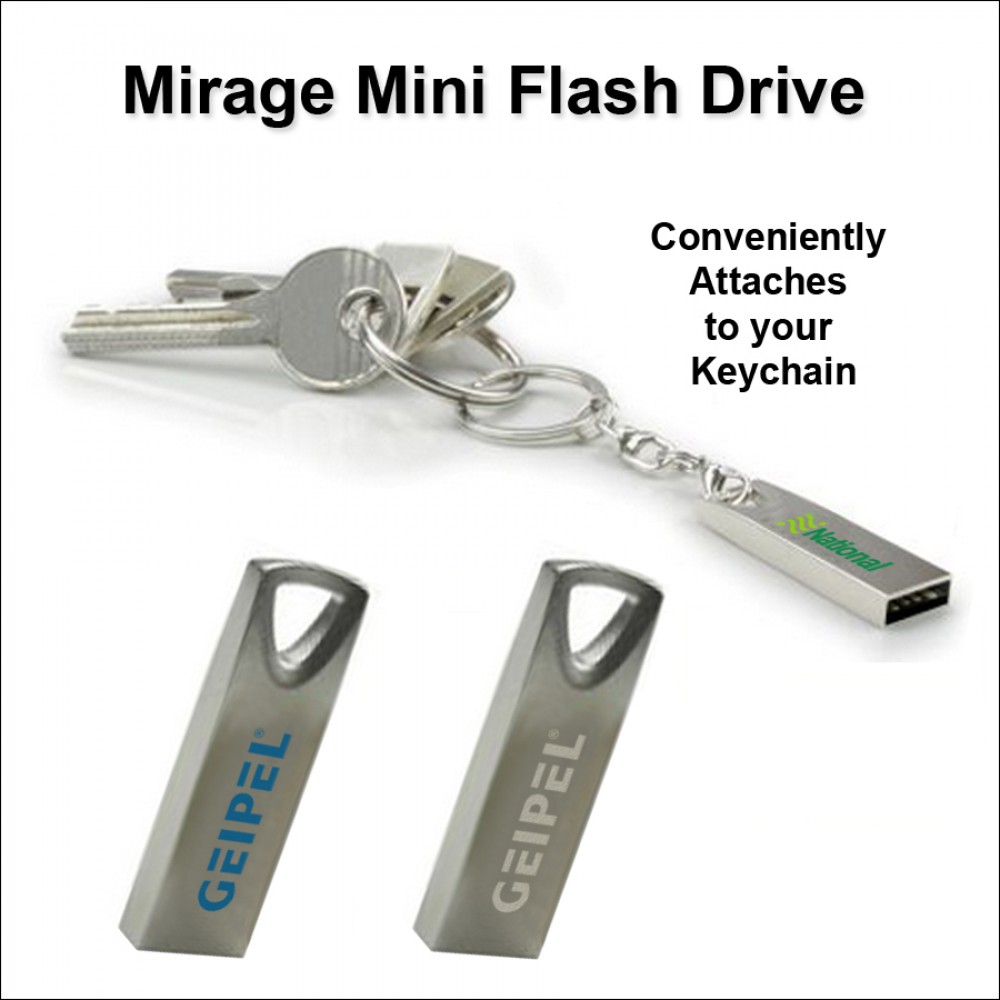 Mirage Mini Flash Drive - 1 GB with Logo