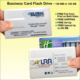 Personalized Business Card Flash Drive - 8 GB Memory