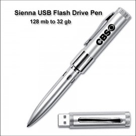 Promotional Sienna USB Flash Drive Pen - 4 GB