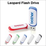 Custom Leopard Flash Drive - 4 GB Memory