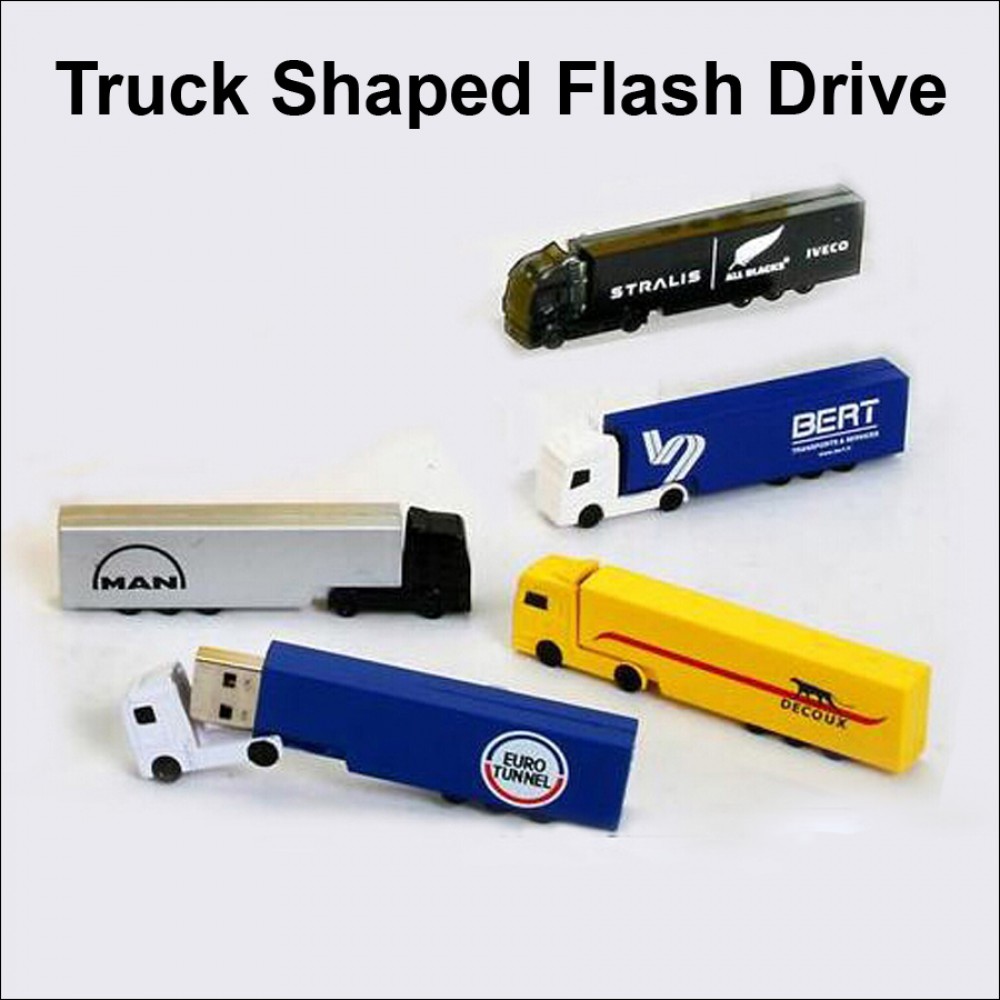 Promotional Truck Flash Drive - 256 MB Memory
