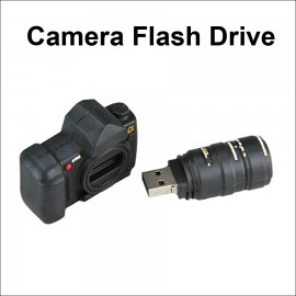 Camera Flash Drive - 32 GB Memory with Logo  Camera Flash Drive - 32 GB Memory with Logo