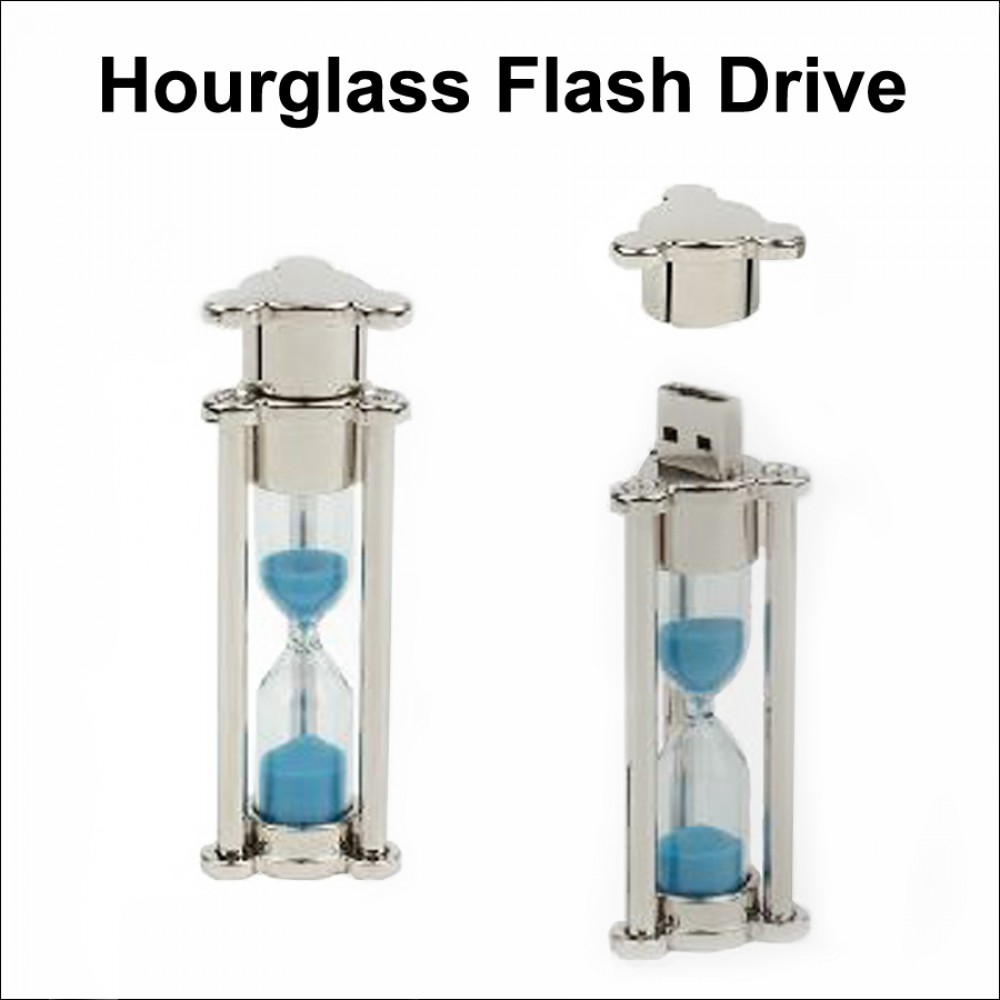 Customized Hourglass Flash Drive - 8GB Memory