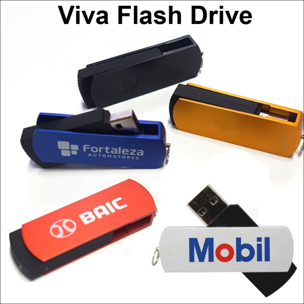 Viva Flash Drive - 8 GB Memory with Logo