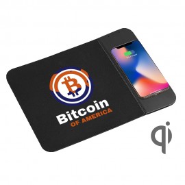 Personalized Canoga Mouse Pad and Qi Wireless Charger  Personalized Canoga Mouse Pad and Qi Wireless Charger