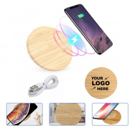 Custom 15W Wood Phone Wireless Charging