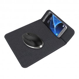  10W Wireless Phone Charger Mouse Desk Pad