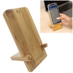 Custom Bamboo Wireless Charger Phone Stand