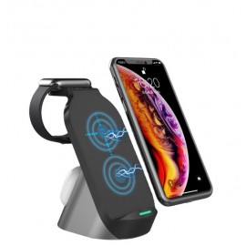 3In 1 Wireless Charger with Logo  3In 1 Wireless Charger with Logo