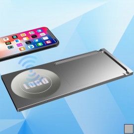 Wireless Charging Station With Desktop Finishing System with Logo  Wireless Charging Station With Desktop Finishing System with Logo