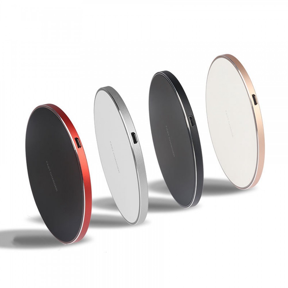 Promotional Round 15w Metal Base Wireless Charger