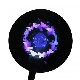 10 W UV Color Printing Wireless Charger with Logo  10 W UV Color Printing Wireless Charger with Logo