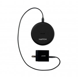 Anker PowerWave Pad 10W Wireless Charger - Black with Logo  Anker PowerWave Pad 10W Wireless Charger - Black with Logo