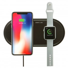 Custom Wireless Charging Pad including Apple Watch Charging Dock (Charging Cord Required)  Custom Wireless Charging Pad including Apple Watch Charging Dock (Charging Cord Required)