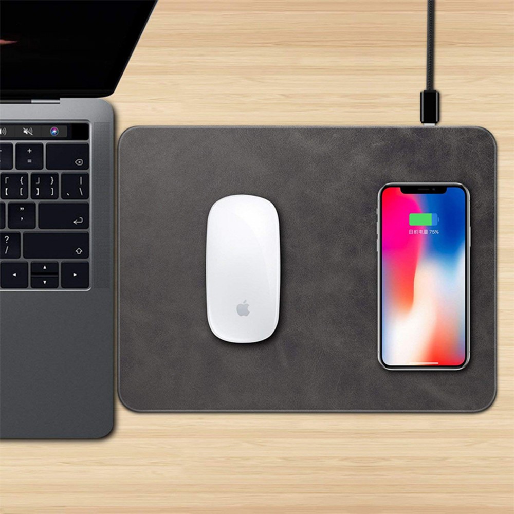 Customized Mouse Pad With Wireless Charger Customized Mouse Pad With Wireless Charger