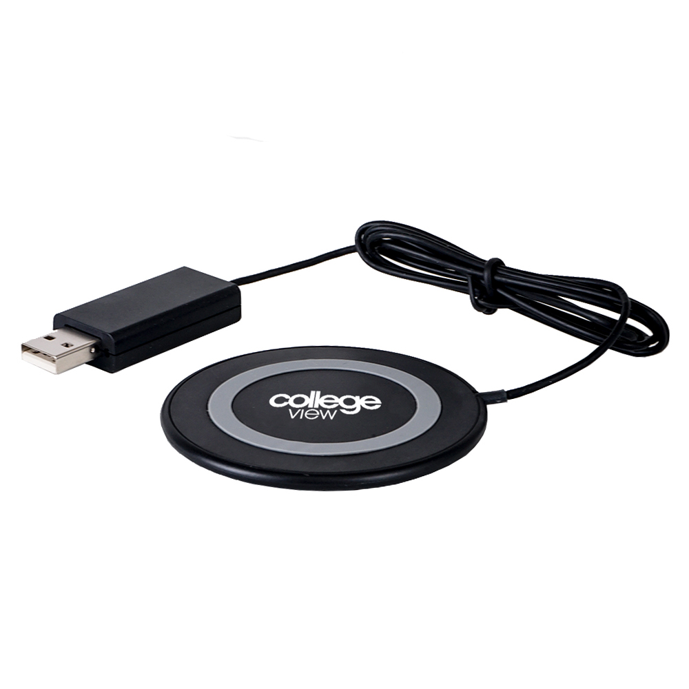 Round Wireless Charger with Logo