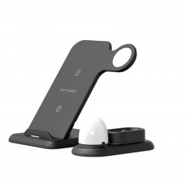 4 in 1 Qi Wireless Charger w/Night Light with Logo  4 in 1 Qi Wireless Charger w/Night Light with Logo