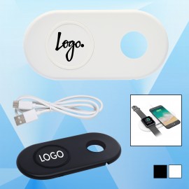 Logo Branded Tandem Phone & Watch Wireless Charging  Logo Branded Tandem Phone & Watch Wireless Charging