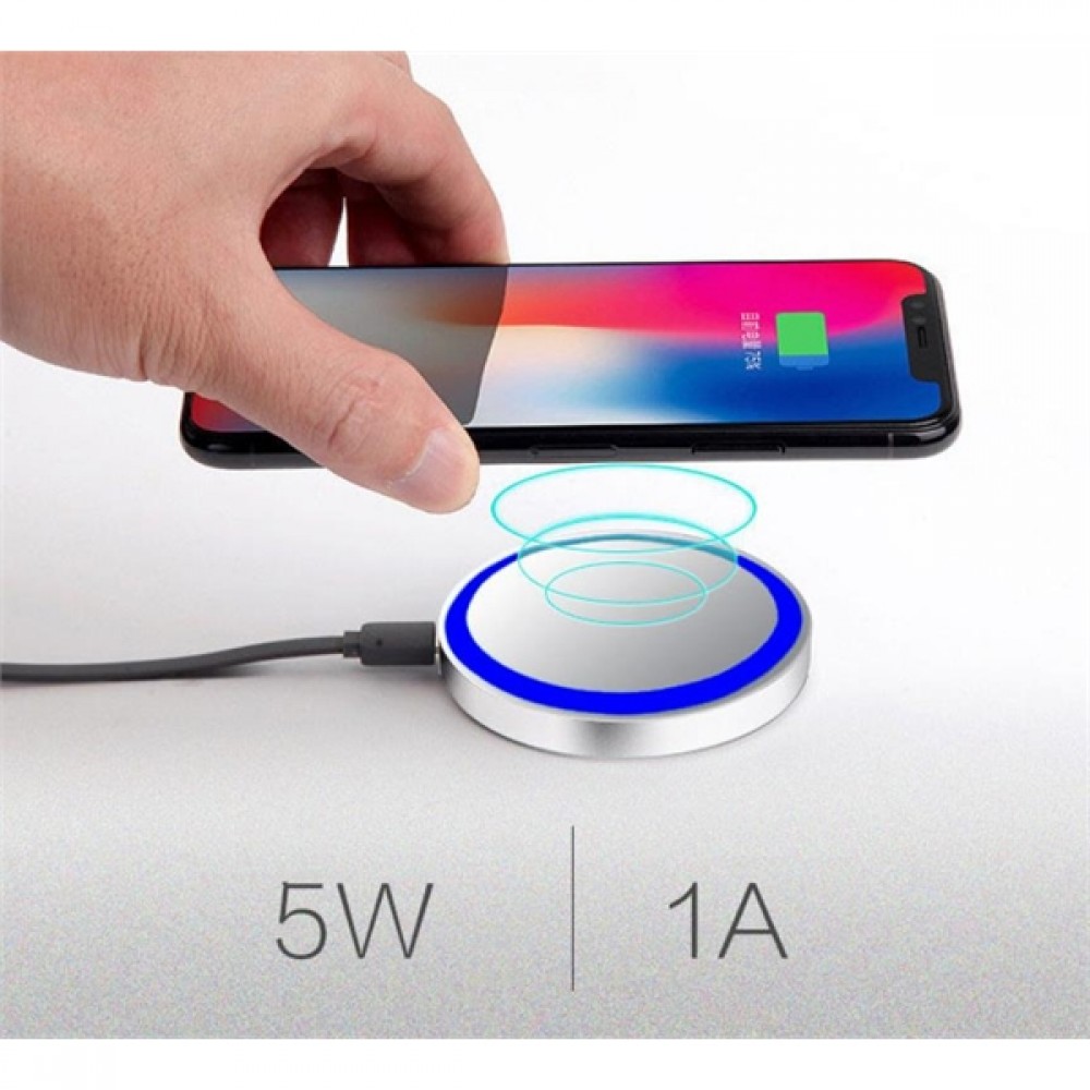 Wireless Charging Pad 5V 1000mah 5W phone wireless charger with Logo