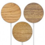 Logo Branded Round Wooden Wireless Charging Pad