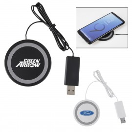 5W Innovative "Zero Risk" Heating Charging Pad with Logo