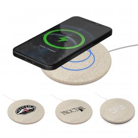 15W Eco-Friendly Wireless Charger with Logo  15W Eco-Friendly Wireless Charger with Logo