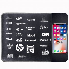 Wireless Cell Phone Charging Pad with Logo