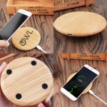  Bamboo Style Qi Wireless Charger Pad