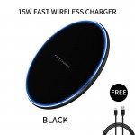 Portable Qi Charger 10w wireless universal fast charging pad with Logo