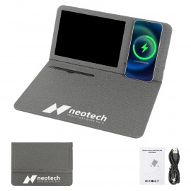 Wireless Charging Mouse Pad with Writing Board with Logo