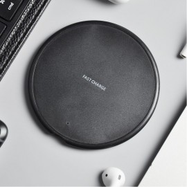 Custom 10W Round Desktop Wireless faster Charger for phone