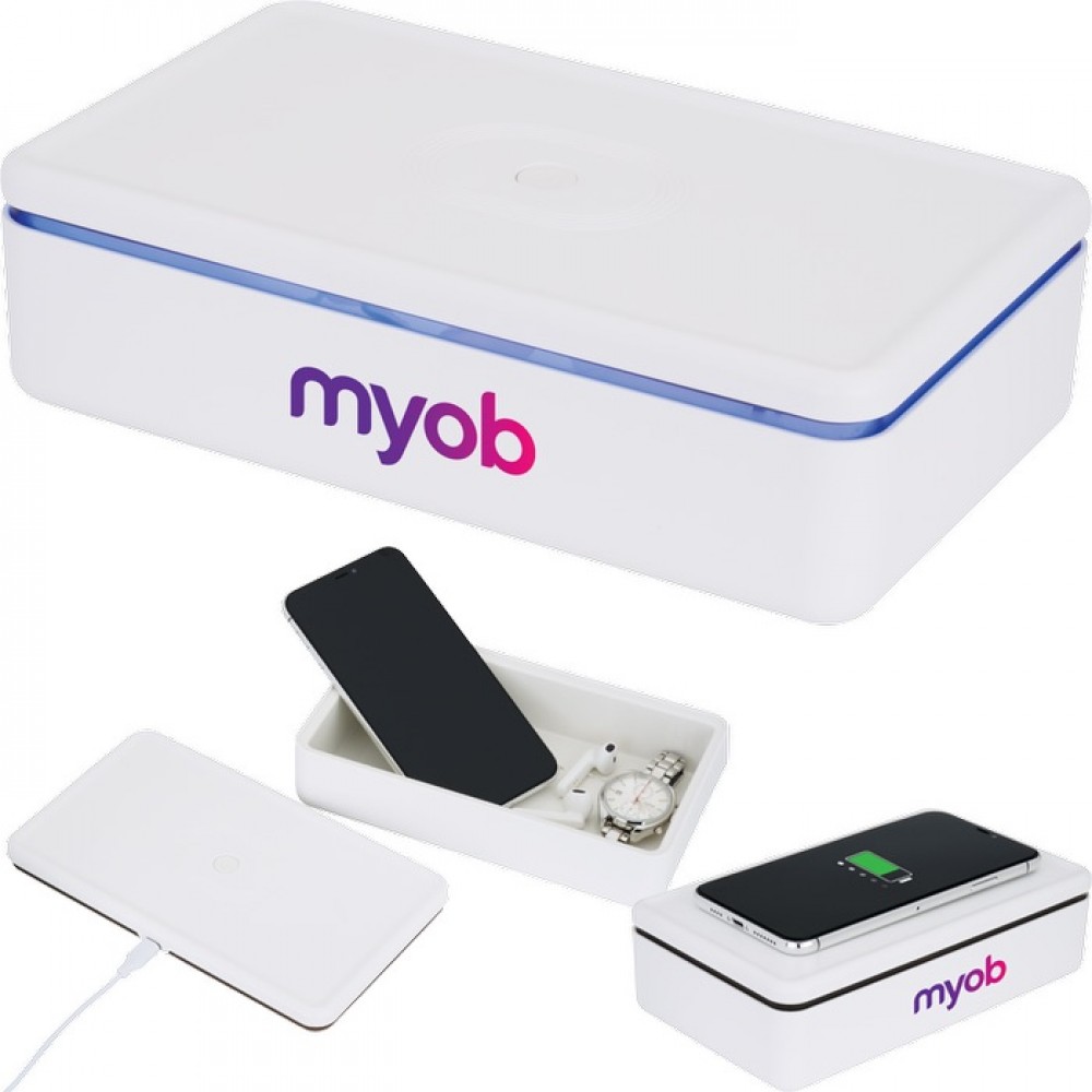 15W Wireless Charger & Sanitizer Box 15W Wireless Charger & Sanitizer Box