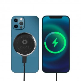 Woodland 15W Light Up Wireless Charger-15W wireless charger with Logo  Woodland 15W Light Up Wireless Charger-15W wireless charger with Logo
