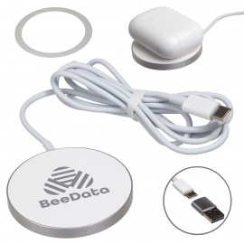 Magport 15W Magnetic Wireless Charging Pad with Logo  Magport 15W Magnetic Wireless Charging Pad with Logo