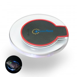 Congo Wireless Charging Pad - Black with Logo