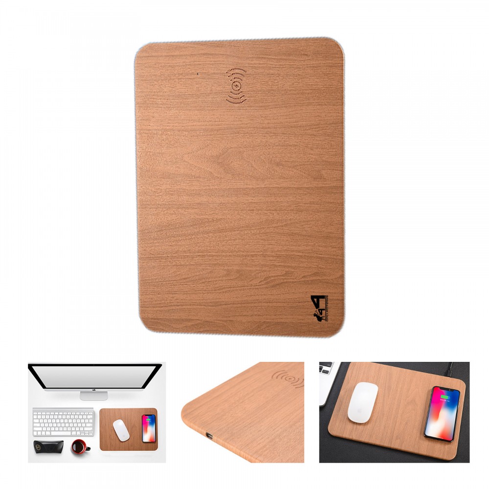 Promotional Wood Grain Mouse Pad