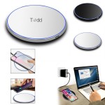 Round Wireless Fast Charger with Logo