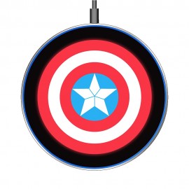 Geneva Full Color Light-up Wireless Charger 15W-15W wireless charger with Logo  Geneva Full Color Light-up Wireless Charger 15W-15W wireless charger with Logo