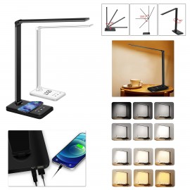 Customized LED Desk Lamp with Wireless Charger