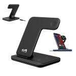 3-In-1 Wireless Fast Charging Phone Stand with Logo