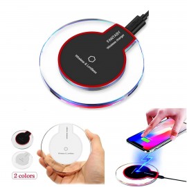 Logo Branded Ultra-Thin Crystal K9 Wireless Charger