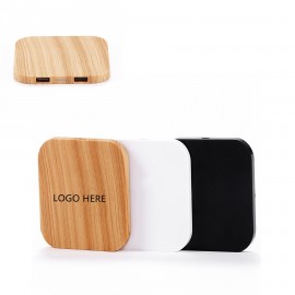 15w Dual Fast Wireless Charger with Logo