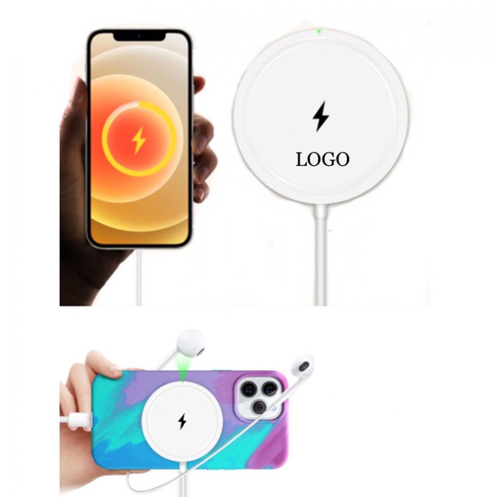 Magnetic Wireless Charger with Logo